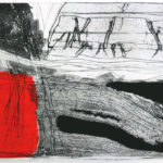 drypoint-collagraph-chine-colle