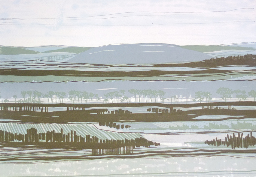 Traprainlaw - screenprint